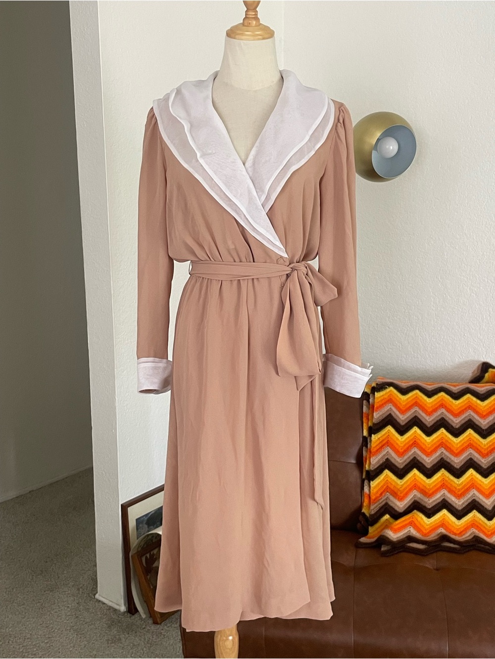 Vintage 1960s Carrie Couture Classic Chiffon Dress
